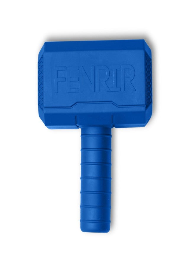 Fenrir Hammer Dog Chew Toy Strong Rubber Stuffable Enrichment Toy for Chewers (Blue, Medium) - Image 1