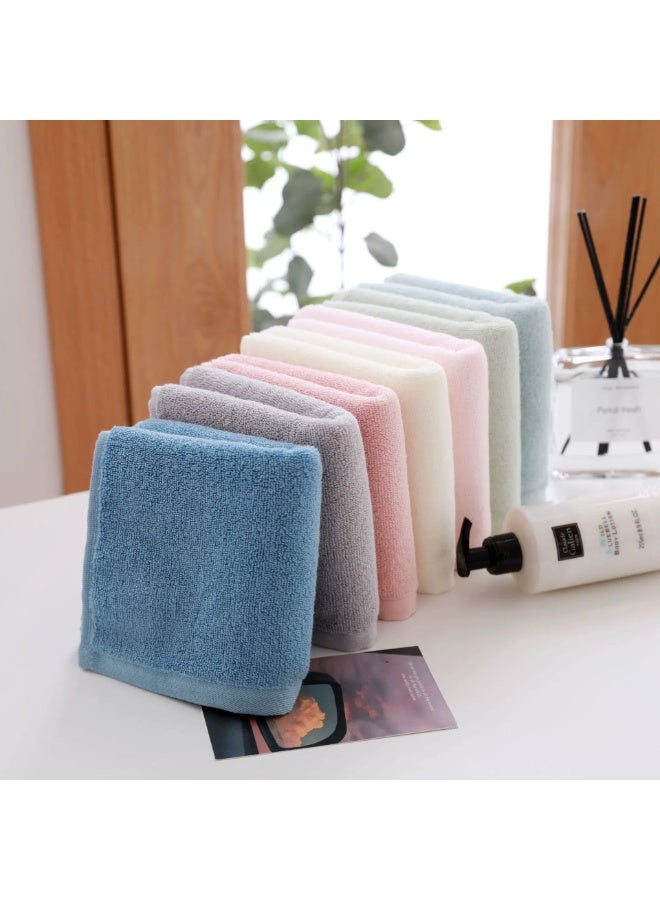 Sharpdo 30*60cm Pure Cotton Towel Soft Thick Face Towel Set Comfortable Absorbent Full Cotton Towel 6 Pack Set - Image 4