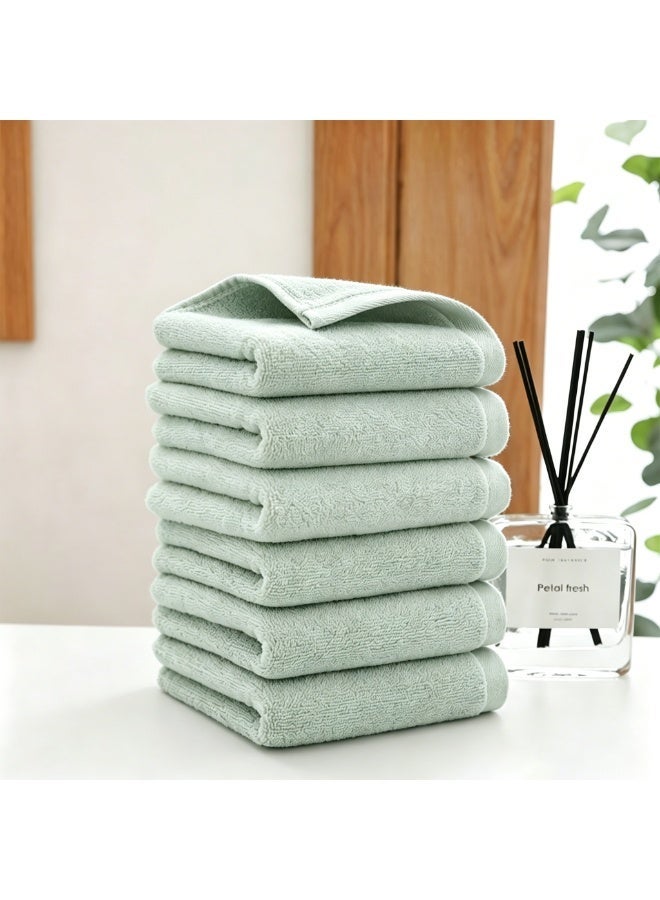 Sharpdo 6-Piece Bathroom Face Towel Set, 30*60cm, Soft Thick & Skin-Friendly Cotton - Image 1