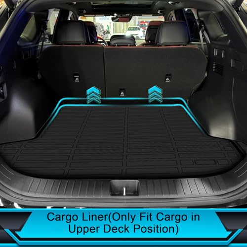 JAOGAUS Floor Mats for Kia Sportage Hybrid 2023-2025 2026 (Only for HEV, Not for PHEV), TPE Waterproof Non-Slip All Weather Protection Custom (Floor Mats & Cargo Liner) - Image 3