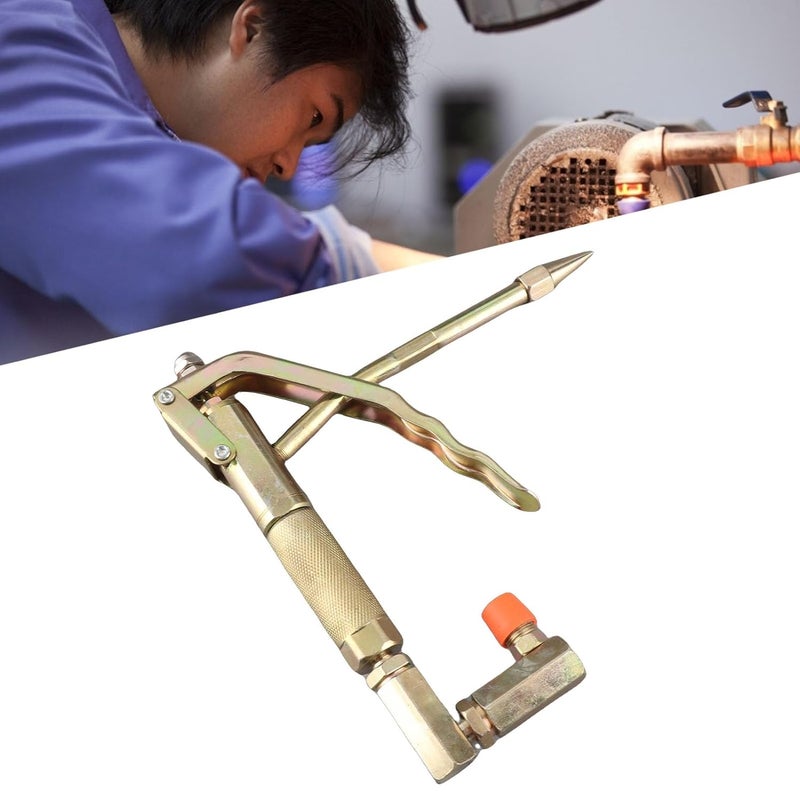 Pneumatic Grease Gun, 360 Degree Rotation High Pressure Oiling Tool, Alloy Material for Mechanical Processing Equipment Maintenance - Image 2