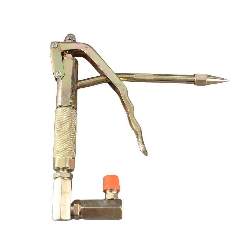 Pneumatic Grease Gun, 360 Degree Rotation High Pressure Oiling Tool, Alloy Material for Mechanical Processing Equipment Maintenance - Image 1