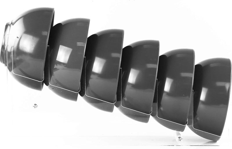 Reston Lloyd 100 Melamine Dinnere Cereal Soup Dip Bowls 16oz2cup Capacity Charcoal Set of 6Gray - Image 3