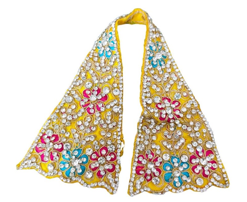 Partish Laddu Gopal Heavy Janamashtmi Dress Size 5 l Ladoo Gopal Dress l Kanha Ji Poshak Size 1 2 4 5 6 (U) - Image 4