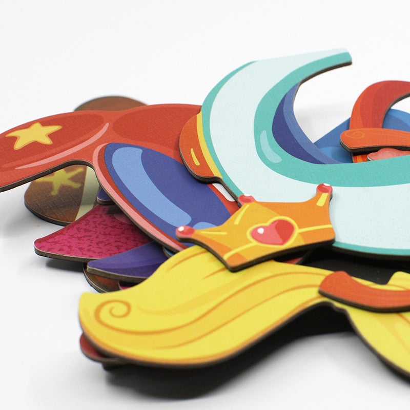 Wooden Portable Puzzle Magnetic Sticker New Wooden Magnetic Puzzle Toy Children'S Early Childhood Education 0.8 - Image 4