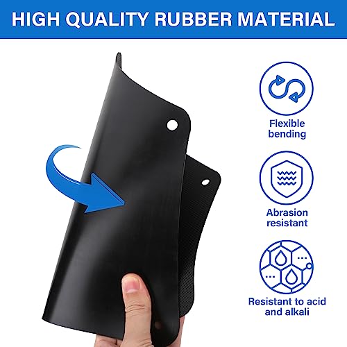 Tutor Auto Splash Guard Fender Liner Shields with Clips Compatible with 2007-2020 Toyota Tundra Sequoia - Replaces 537370C030 537360C030 - Image 5