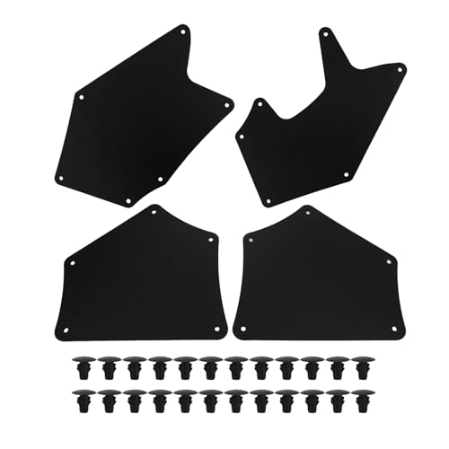 Tutor Auto Splash Guard Fender Liner Shields with Clips Compatible with 2007-2020 Toyota Tundra Sequoia - Replaces 537370C030 537360C030 - Image 1