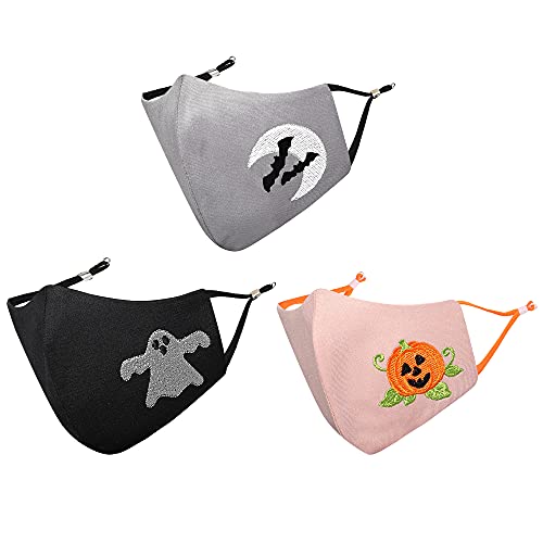 MASQ By Q-One 4 Layer,Reusable, with Lanyard,Size Adjustable, Anti-Bacterial (BFE>99%) Cotton Cloth Face Mask Combo for Kids, Boys, Girls ​each with Lanyard, Ear Loops (Pack of 3) - Image 1