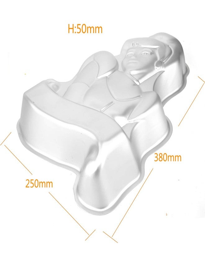 TinLeJa Aluminum 3D Beauty Princess Girl Shape Cake Decorating Mould Baking Pan DIY Birthday Cake Mould Kitchen Supplies - Image 2