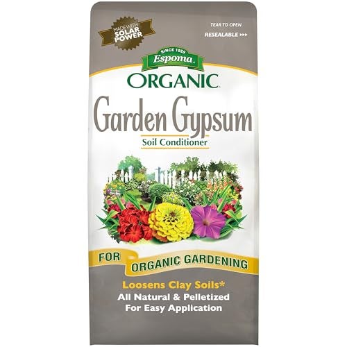 Espoma Organic Garden Gypsum Soil Conditioner; All-Natural & pelletized mined Gypsum with no fillers or additives. Helps Loosen Clay Soil; 6 lb. Bag Pack of one - Image 5