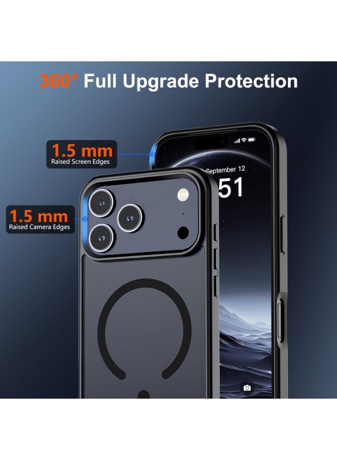 Aethar حافظة شفافة لجهاز iPhone 17 Pro-Max، حافظة هاتف مضادة للصدمات فائقة النحافة، حافظة هاتف شفافة مغناطيسية فائقة النحافة مع حماية من السقوط بمعيار عسكري (شفافة) - Image 4