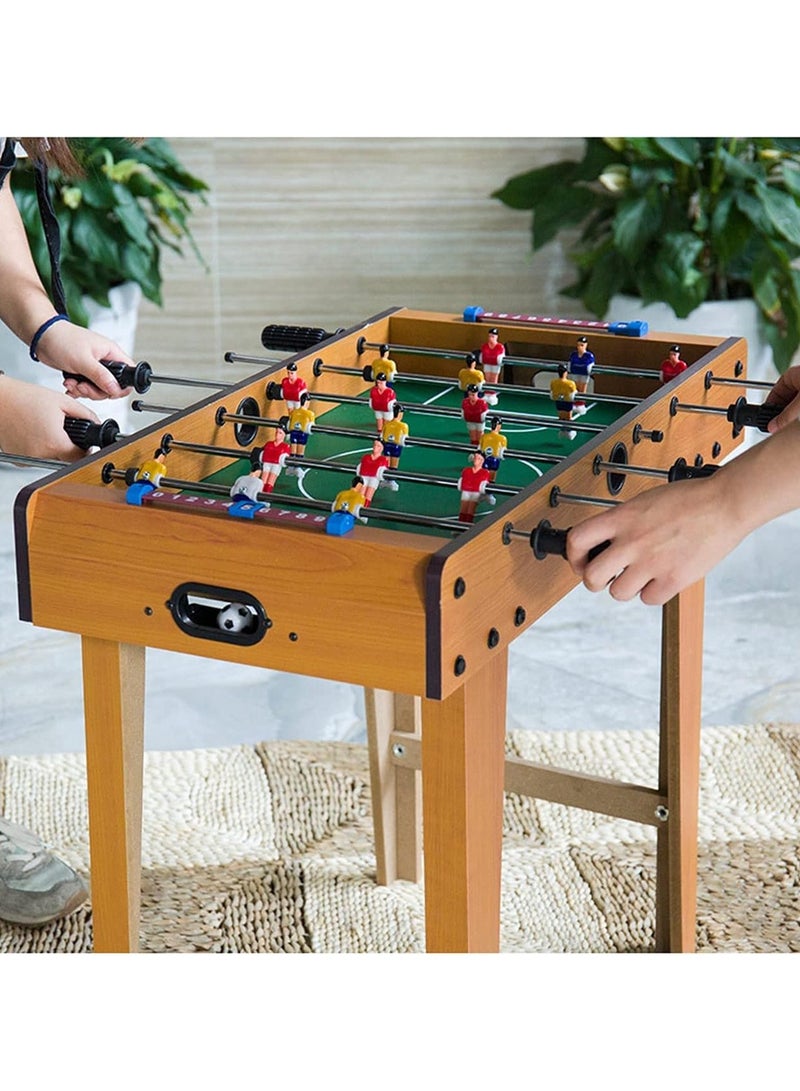 Toy Box Table Top Football Game with Legs – Large Free Standing Quality Wooden Foosball Soccer Sport Board - Image 2