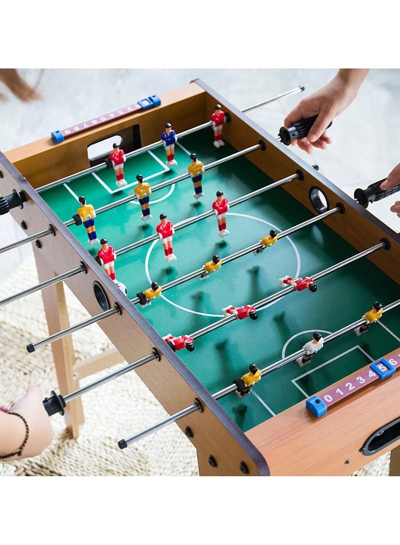 Toy Box Table Top Football Game with Legs – Large Free Standing Quality Wooden Foosball Soccer Sport Board - Image 4