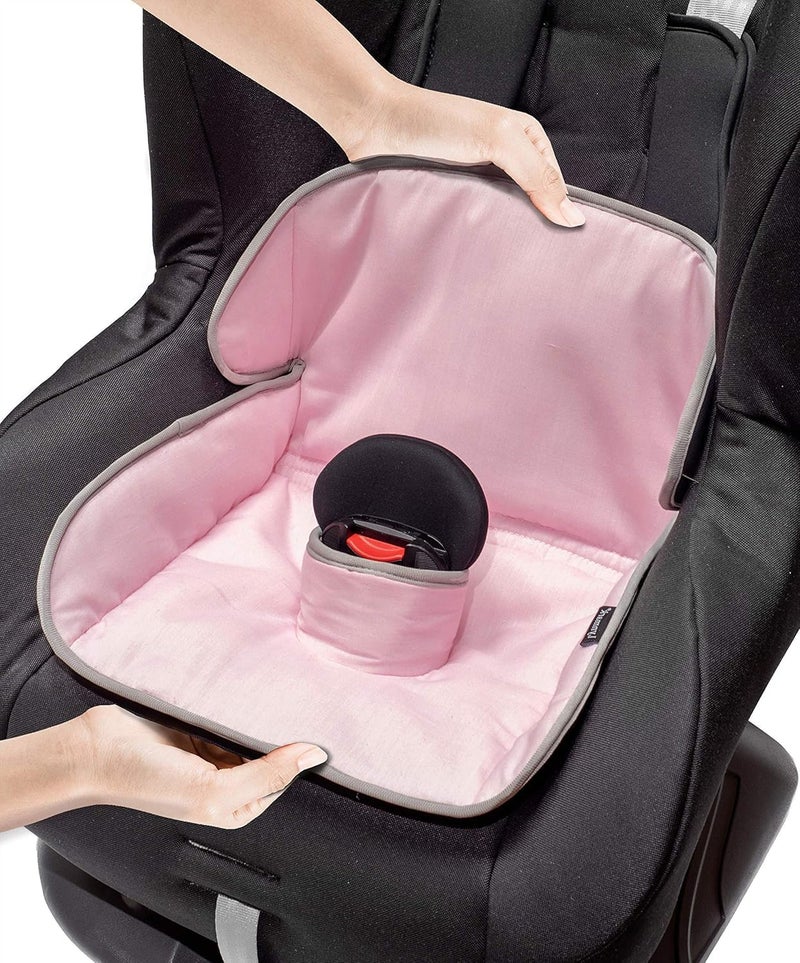 LynmarkÂ® Potty Training Car Seat Protector Cover - Waterproof Soft Piddle Pads for Toddlers and Baby Carseat - Travel-Friendly Universal Washable Liner Mat for Spills, Nappy Leaks, Accidents - Pink - Image 1