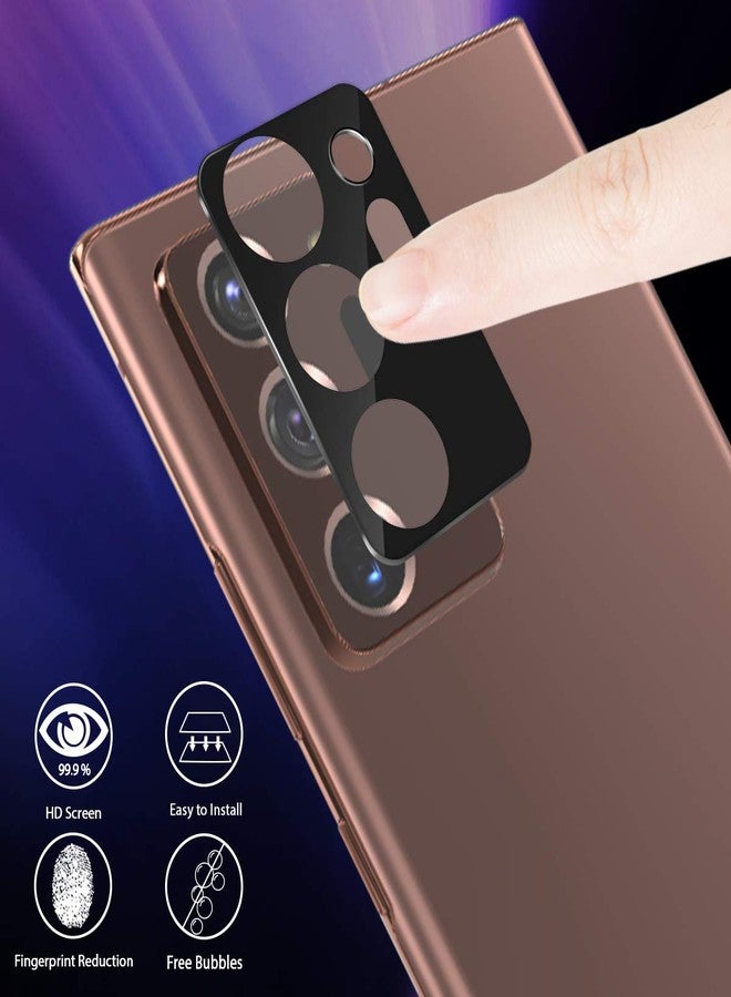 Orzero (4 Pack) Camera Lens Protector Compatible for Samsung Galaxy Note 20 Ultra (Not Affects Flash), Protector de Cámera 9 Hardness HD Anti-Scratch Full Coverage Bubble-Free - Image 3