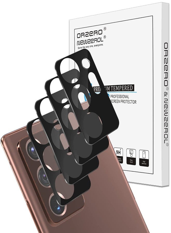 Orzero (4 Pack) Camera Lens Protector Compatible for Samsung Galaxy Note 20 Ultra (Not Affects Flash), Protector de Cámera 9 Hardness HD Anti-Scratch Full Coverage Bubble-Free - Image 1