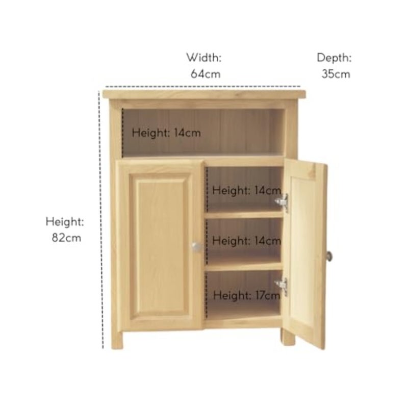 urniture Solid Sideboard, Shoe Cabinet, Storage Unit, Solid Cabinet for Hallway or Living Room, Wooden Storage Unit or Wooden Shoe Organizer - Image 2