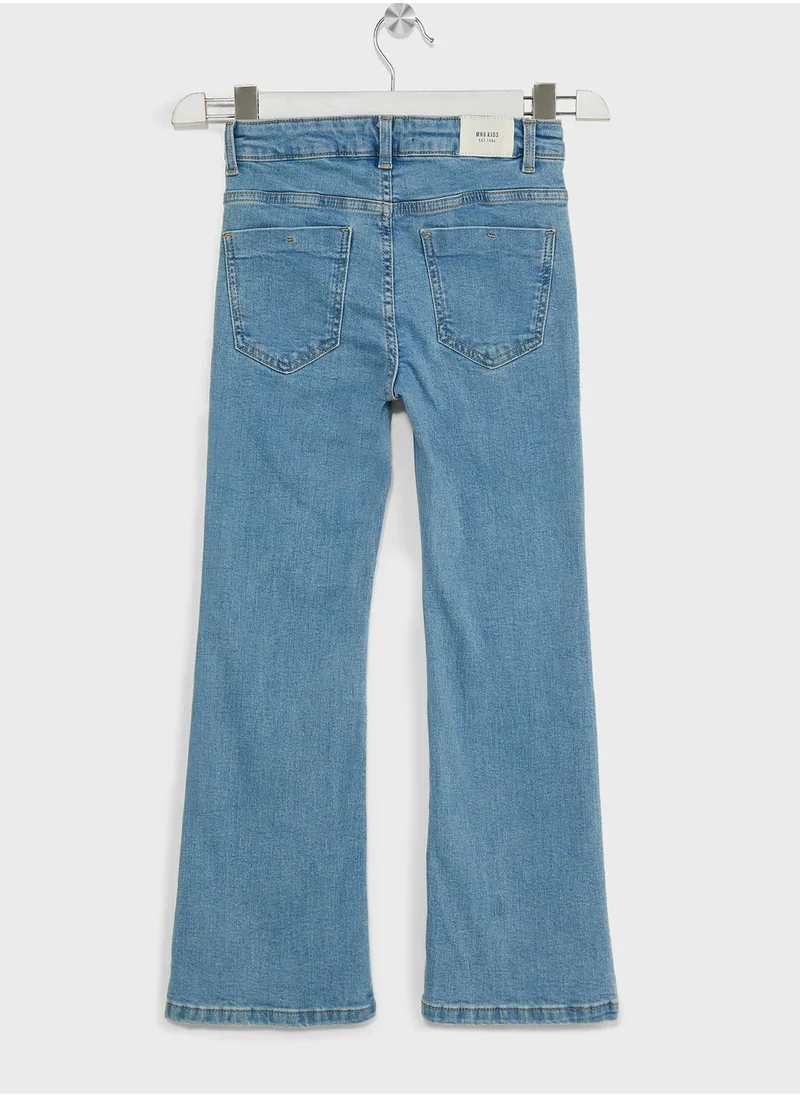 مانجو Kids Flared Straight Fit Jeans