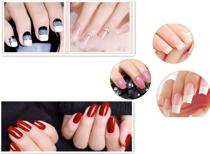 Aoshang 7Pcs Uv Gel Nail Brush, Poly Extension Gel Brush, Nail Art Tips Builder Painting Pen Set(No.2/4/6/8/10/12/14) - Image 4