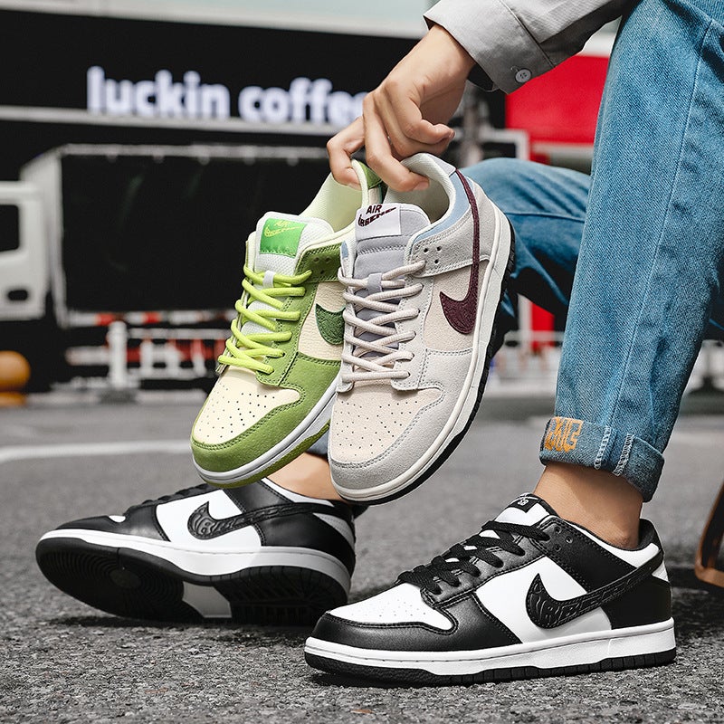 Putian Aj Men'S Shoes Dunk Black And White Panda Shoes Women Aj1 Low Side Air Force One Shoes Men'S - Image 5