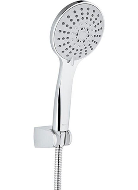 Tema Tondo Articulated Hanger Bathroom Shower Set Chrome 