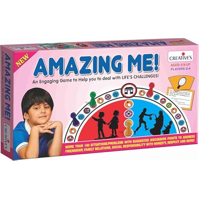 Creative's Creatives Amazing Me  Learning  Educational Games  Kids Communication  Social Skills Board Games for Kids  Emotional Intelligence  Speech Therapy Games for Ages 6  Up - Image 1