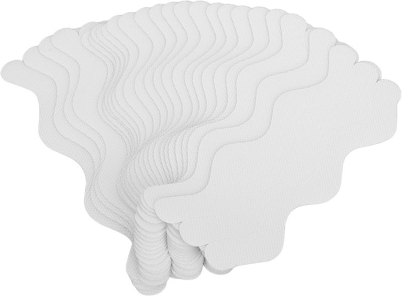 klarako Choice Shower Stickers Childfriendly Adhesive Tub Decals Sshaped 72PC Set Anti Slip Bathroom Safety Accessories (2 * 20cm) - Image 2