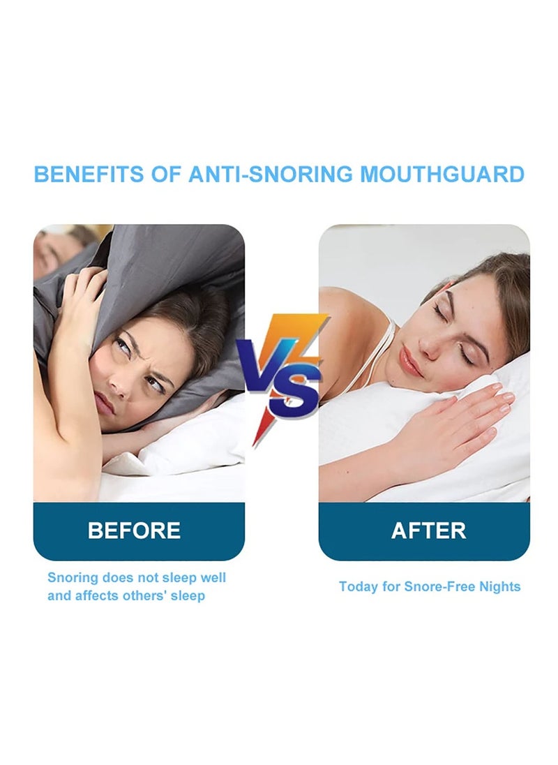 Night Time Anti Grinding Mouthguard Dental Mouthguard to Prevent Teeth Grinding and Clenching 2 Sizes 8 Piece Pack