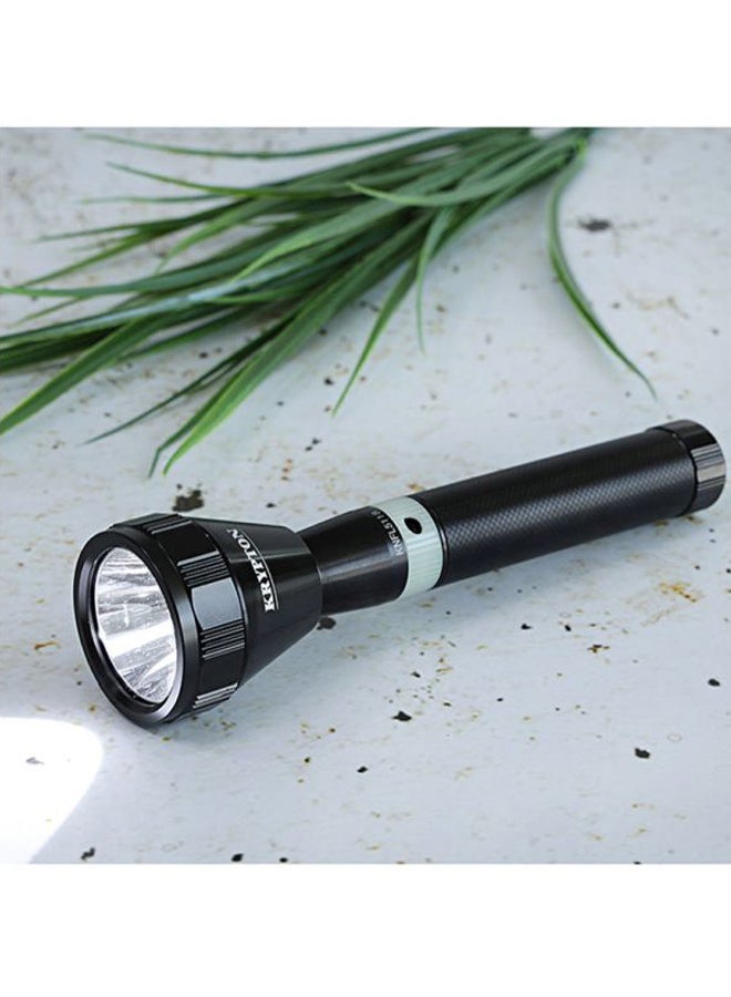 KRYPTON Rechargeable LED Flashlight Black/White - Image 5