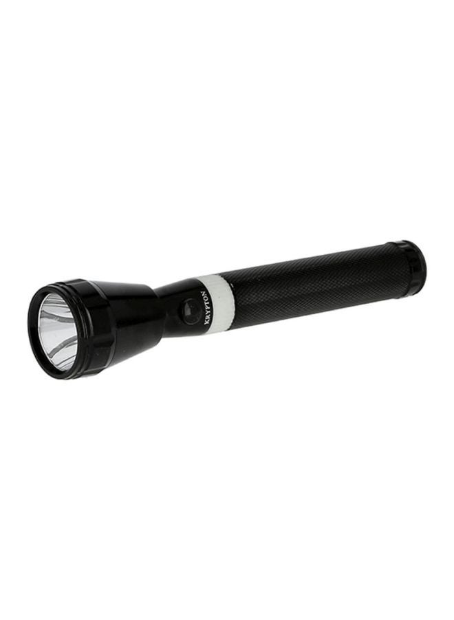 KRYPTON Rechargeable LED Flashlight Black/White - Image 1