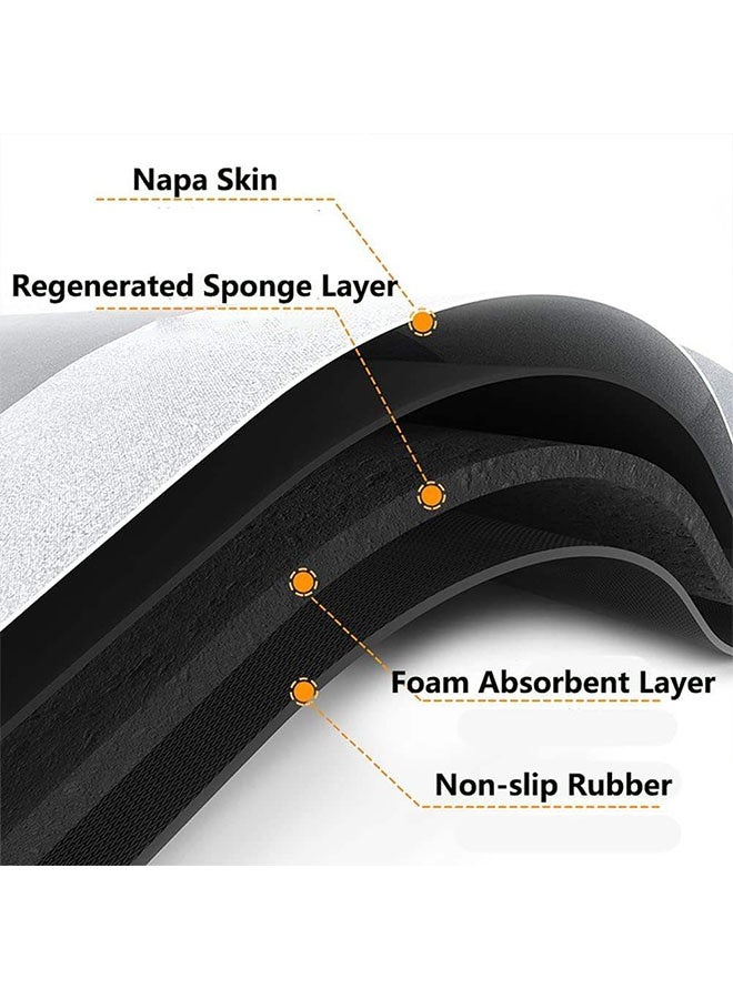 Bath Mat Set,Bathroom Rugs Sets 3 Piece,Diatom Bath Mat and U-Shaped Contour Toilet Rug Bathroom Mats,Machine Wash Quick Dry Bath Rug,Absorbent Bath Mat with Rubber Backing, Non-Slip Quick-Dry Toilet Bath Rug for Tub, Shower and Bath Room,Super Absorbent Bathtub Mat with Non-Slip, Thickened,Soft, Easier Clean Carpet - Image 4