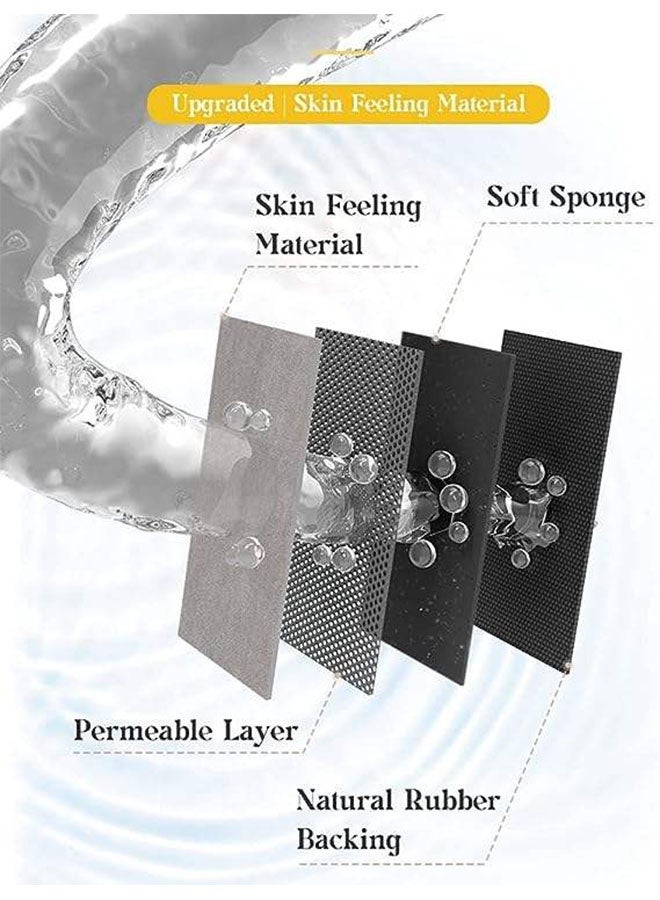 Bath Mat Set,Bathroom Rugs Sets 3 Piece,Diatom Bath Mat and U-Shaped Contour Toilet Rug Bathroom Mats,Machine Wash Quick Dry Bath Rug,Absorbent Bath Mat with Rubber Backing, Non-Slip Quick-Dry Toilet Bath Rug for Tub, Shower and Bath Room,Super Absorbent Bathtub Mat with Non-Slip, Thickened,Soft, Easier Clean Carpet - Image 5