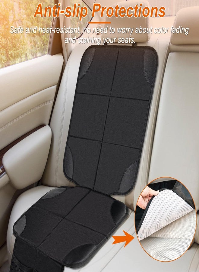 Husfunov Car Seat Protector,2Pack Car Seat Cushion,with Thickest Padding and Non-Slip Backing,Waterproof 600D Fabric Car Seat Covers with Storage Pockets for Baby for Baby、Pet and All Types of Cars - Image 2