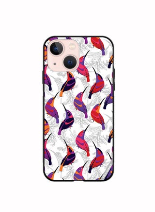 Protective Case Cover For Apple iPhone 13 Colorful Birds Design Multicolour - pzsku/Z86F4528A50F9C588E35FZ/45/_/1666279368/cd9af1d4-c56a-4220-b688-ee5dda9bcbc1