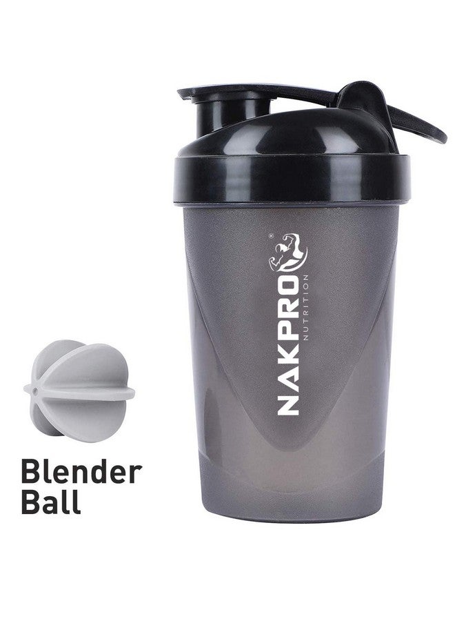 NAKPRO NAKPRO Shaker bottle for protein shake, Leakproof Guarantee, Food Grade & BPA Free Material - (Black 500 ml)  - Image 5