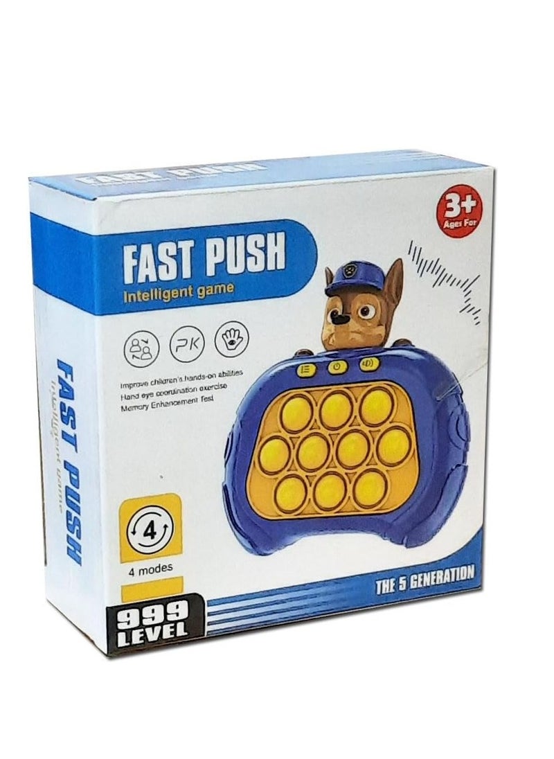 Generic - Quick Push Bubble Game, Quick Push Bubbles Game Console, Decompression Machine Games, Mini-Handheld Fast Speed Push Game, Pop Puzzle Game, Gift For Boys, Girls (Dog)-Package Shape May Vary - Image 1