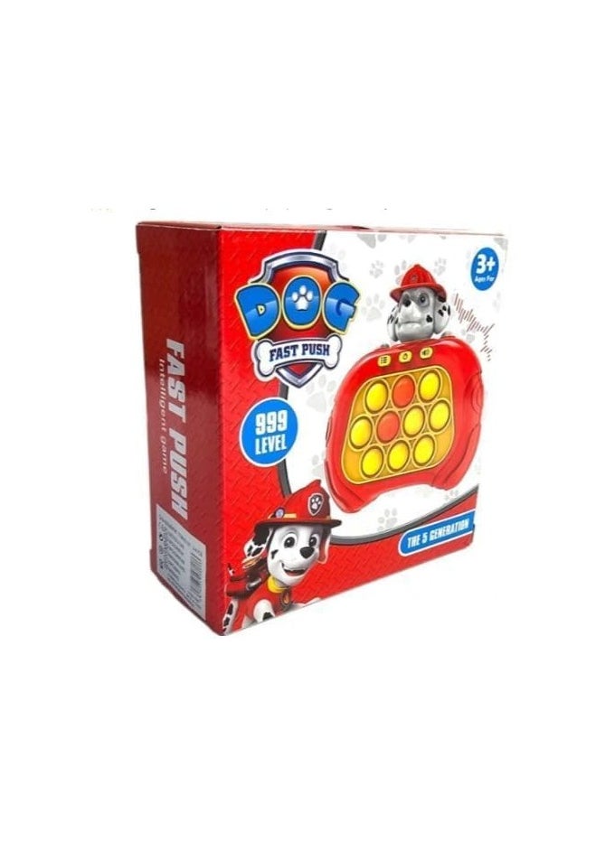 Generic - Quick Push Bubble Game, Quick Push Bubbles Game Console, Decompression Machine Games, Mini-Handheld Fast Speed Push Game, Pop Puzzle Game, Gift For Boys, Girls (Dog)-Package Shape May Vary - Image 1