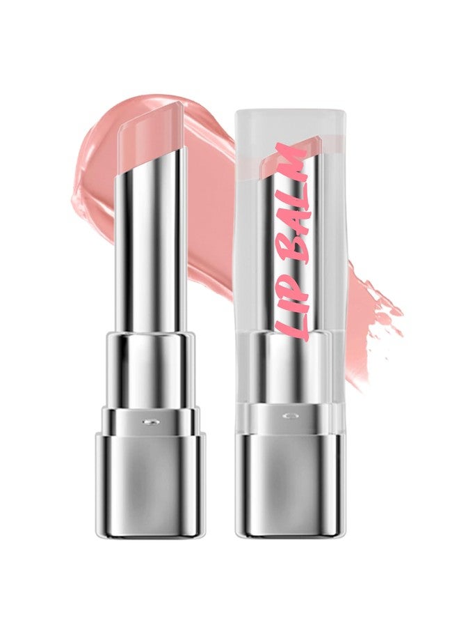 LYSdefeu Tinted Lip Balm, Hydrating Moisturizing Lipstick, Nourishing Lip Stain Long Lasting Waterproof, Natural Glossy Lip Tint Moisturizer, Non-Sticky Tinted Lip Gloss, Christmas Makeup Gift for Women-01 - Image 1