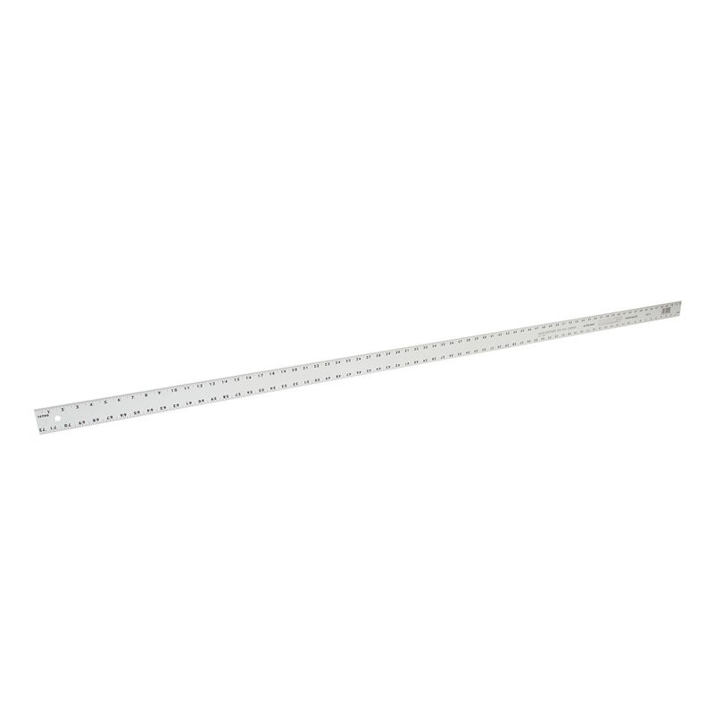 MAYES 10211 72 Inch Straight Edge Aluminum Ruler, Heavy Duty 72 Inch Ruler with Metric and Standard Measurements, Extra Thick Precision Straight Edge - Image 1