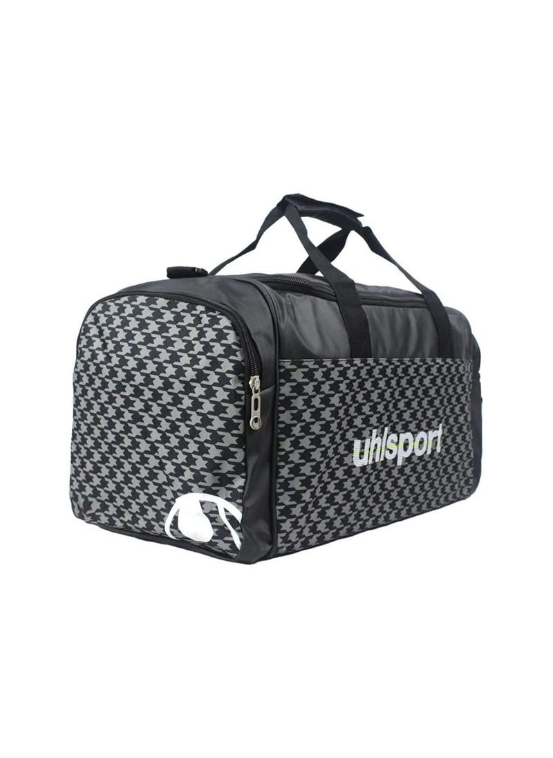 UHLSPORT uhlsport Sports Handbag, Easy for Carrying Shoulder Pads, Two Zippered Pockets On Side, U-Shaped Opening Big Main Compartment, Waterproof  - Image 2