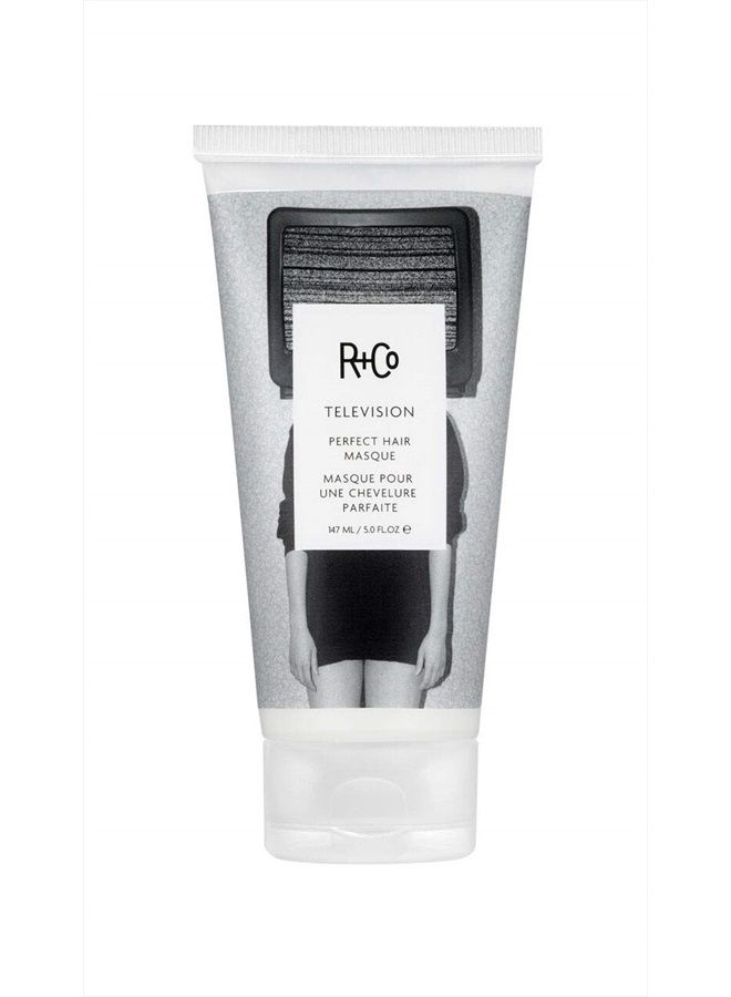 R+Co Television Perfect Hair Masque | Deeply Replenishes + Fights Frizz + Nourishing for All Hair Types | Vegan + Cruelty-Free | 5 Oz - Image 1
