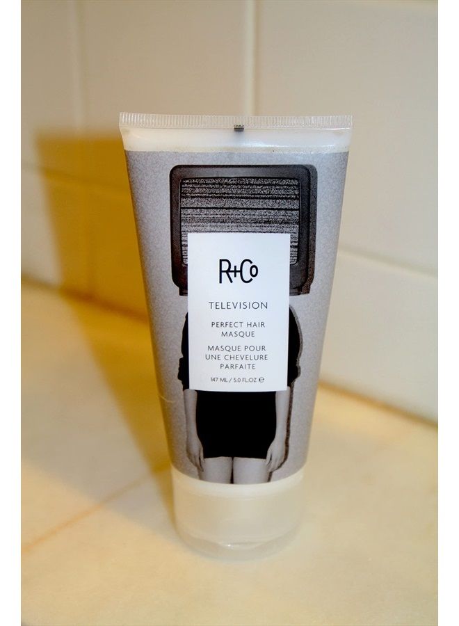 R+Co Television Perfect Hair Masque | Deeply Replenishes + Fights Frizz + Nourishing for All Hair Types | Vegan + Cruelty-Free | 5 Oz - Image 2