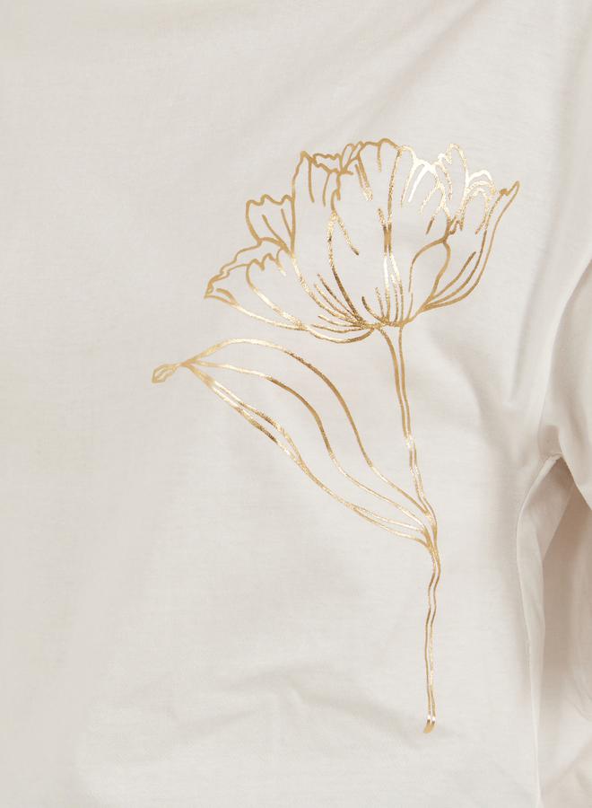 Styli Graphic Print Oversized Round Neck T-Shirt - Image 4