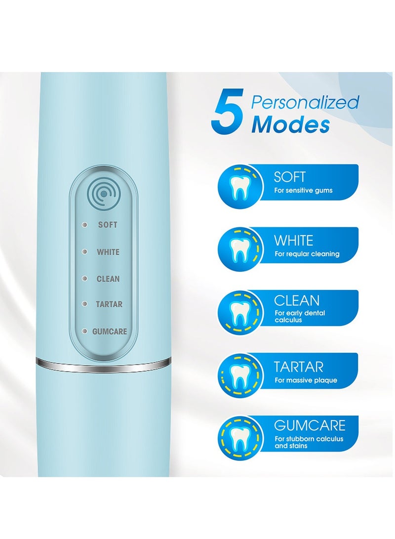 WIRELESS Smart Sonic Dental Cleaner Remove Calculus 5 Cleaning Modes, Touch Electric Toothbrush - Image 5