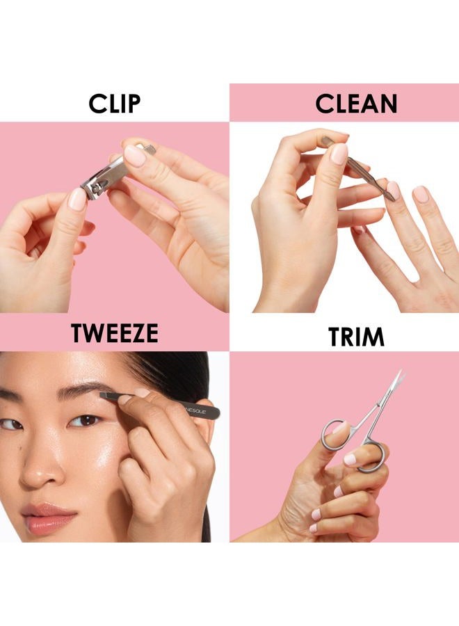 Japonesque Travel Manicure Kit – 6-Piece Nail Tool Set in Compact Case for At-Home & Travel Use - Image 5