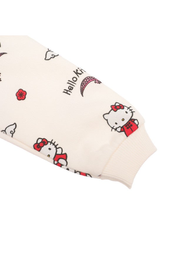 Zara kids' Cute Floral Dress With Lapel Collar, Long Sleeve & Light Fleece Lined Dress - Image 5