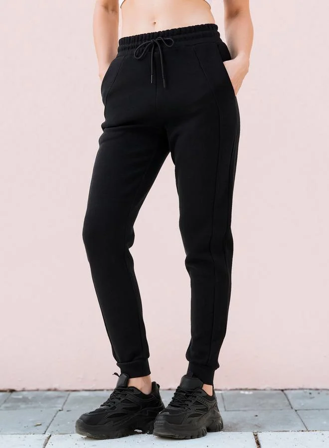 كابا Kappa Panelled Joggers with Drawstring Closure and Pockets