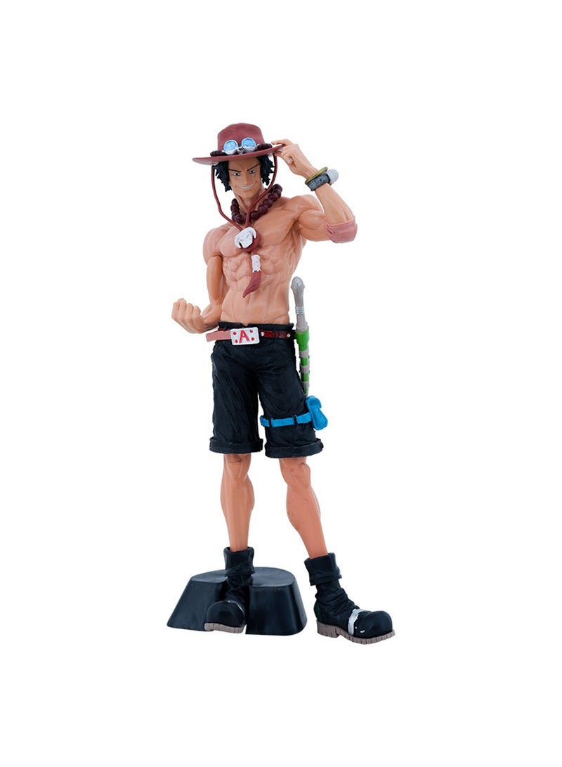 One Piece 114th Generation Ace Model ONE PIECE Doll 114th Generation Ace Hand-Made Model Ornaments 26Cm  - Image 1