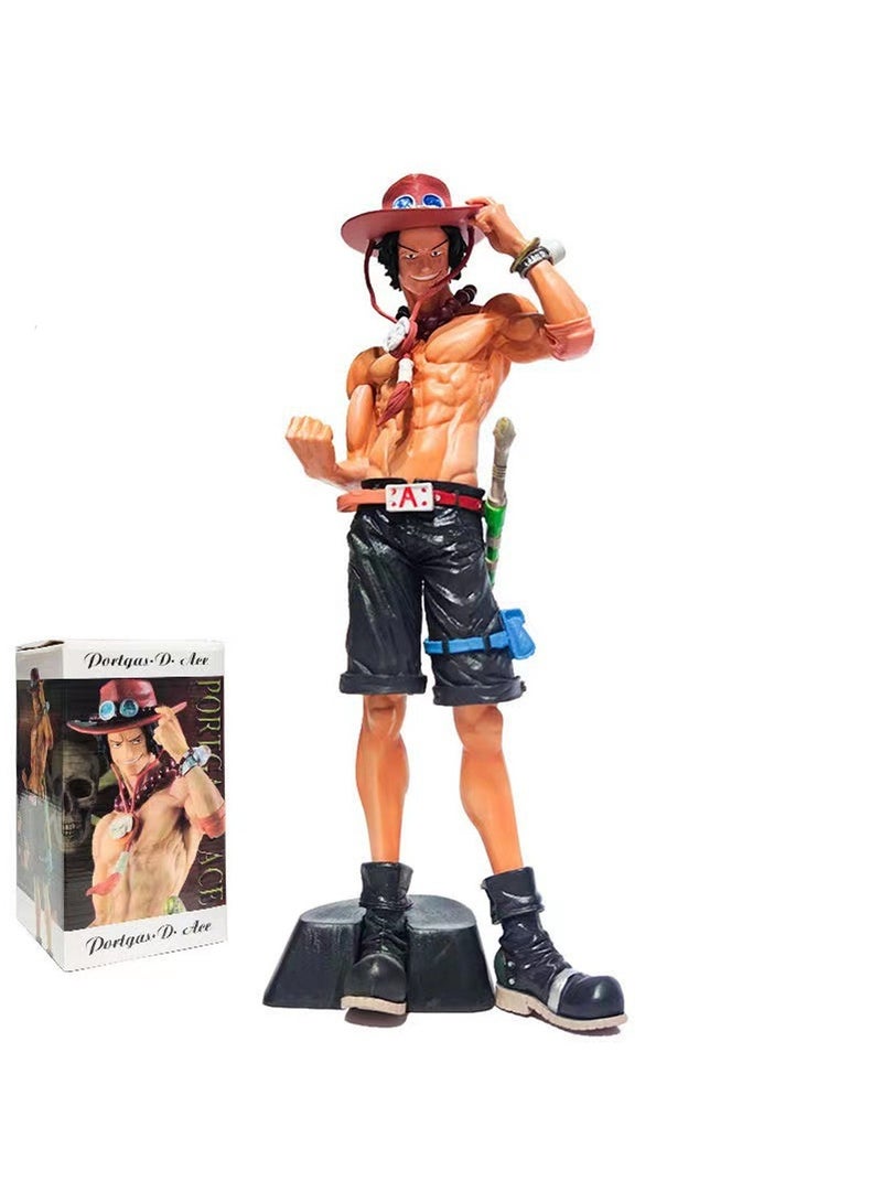 One Piece 114th Generation Ace Model ONE PIECE Doll 114th Generation Ace Hand-Made Model Ornaments 26Cm  - Image 3