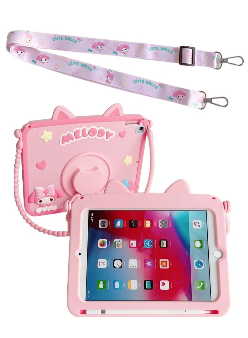 Cartoon protector for iPad 10th Generation Case Girls-10.9 inch Cases with Pencil Holder Handle Stand Shoulder Cute Cartoon Girly Teens Tablet Cover for iPad 10th Gen 2022 - Image 1